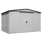 Arrow Classic Steel Storage Shed, 10x8, Flute Grey