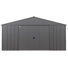 Arrow Classic Metal Shed, 14 x 12, Charcoal