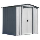 Arrow Classic Steel Storage Shed, 6x5, Gris pâle