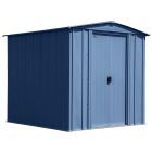 Arrow Classic Steel Storage Shed, 6x7, Gris bleu