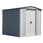 Arrow Classic Steel Storage Shed, 6x7, Gris pâle