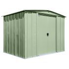 Arrow Classic Steel Storage Shed, 8x6, Sage Green