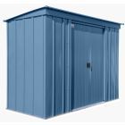 Arrow Classic Steel Storage Shed, 8x4, Gris bleu