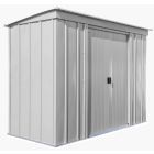 Arrow Classic Steel Storage Shed, 8x4, Gris pâle