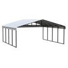 Arrow Carport, 20 ft. x 20 ft. x 9 ft. Eggshell