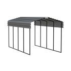 Arrow Carport, 10 ft. x 20 ft. x 9 ft. Charcoal