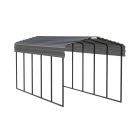 Arrow Carport, 10 ft. x 24 ft. x 9 ft. Charcoal