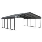 Arrow Carport, 20 ft. x 20 ft. x 7 ft. Charcoal