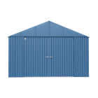Abri de rangement Arrow Elite en acier, 12 x 12, bleu gris