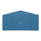 Abri de rangement Arrow Elite en acier, 14 x 12, bleu gris