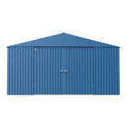 Abri de rangement Arrow Elite en acier, 14 x 16, bleu gris