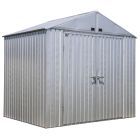 Hangar de rangement Arrow Elite en acier, 8 x 6, Galvalume