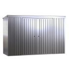 Arrow Elite Steel Storage Shed, 10x4, Galvalume