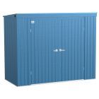 Abri de rangement Arrow Elite en acier, 8 x 4, bleu gris
