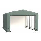 Garage résistant au vent et à la neige ShelterTube, 12 x 18 x 8, vert