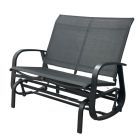 Bruxelle two-seater glider chair with new arms