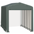 ShelterTube Wind and Snow-Load Rated Garage, 14x27x16 Green