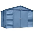 Arrow Select Steel Storage Shed, 10x8, Gris bleu