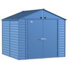 Arrow Select Steel Storage Shed, 8x8, Blue Grey
