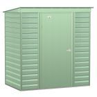 Arrow Select Steel Storage Shed, 6x4, Sage Green