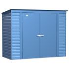 Arrow Select Steel Storage Shed, 8x4, Blue Grey