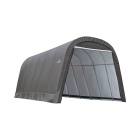 ShelterCoat 13 x 24英尺 防风防雪额定车库 圆顶 灰色 STD