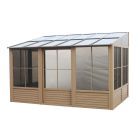 Gazebo Penguin Florence附加阳光房 10英尺 x 12英尺 沙色
