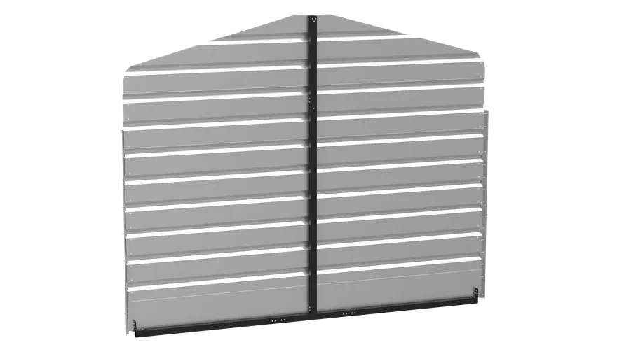 Kit de Mur Arrière 10X7 Pour Carport Arrow en Acier Coquille d'œuf